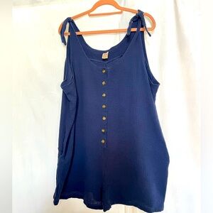 Smash + Tess Tie shoulder romper xxxl